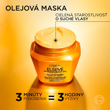 L’Oréal Paris Elseve Extraordinary Oil olejová maska pre suché vlasy