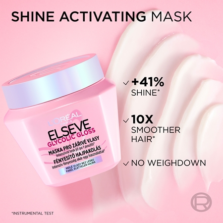 L’Oréal Paris Elseve Glycolic Gloss Hair Mask for brilliant shine
