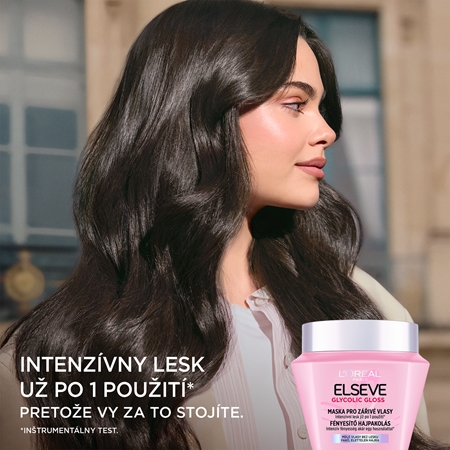 L’Oréal Paris Elseve Glycolic Gloss maska na vlasy pre žiarivý lesk