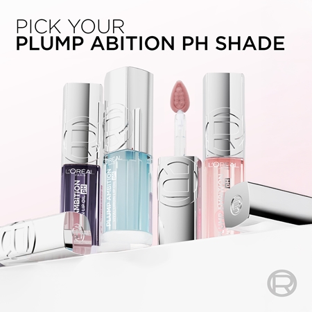 L’Oréal Paris Plump Ambition PH Oil Lip Gloss pH-reactive
