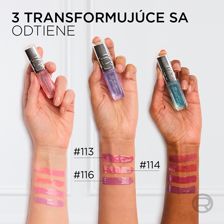 L’Oréal Paris Plump Ambition PH olejový lesk na pery reagujúce na pH