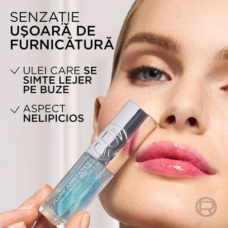 L’Oréal Paris Plump Ambition PH ulei luciu de buze reacționează la pH