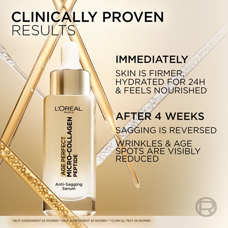 L’Oréal Paris Age Perfect Micro Collagen Firming Serum with peptides