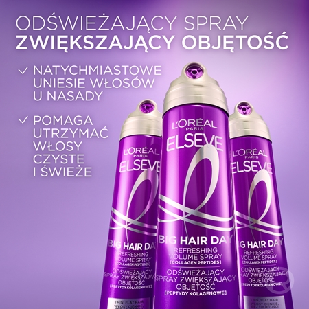 L’Oréal Paris Elseve Collagen Lifter spray nadający objętość od nasady