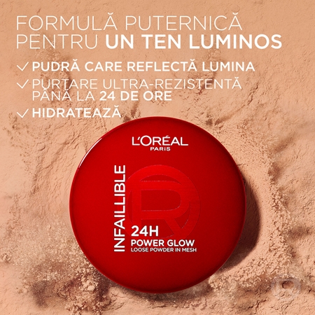 L’Oréal Paris Infaillible 24H Power Glow pudra pentru stralucire