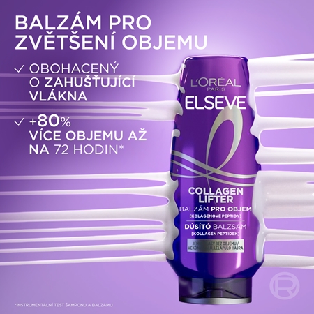L’Oréal Paris Elseve Collagen Lifter kondicionér pro objem a pevnost