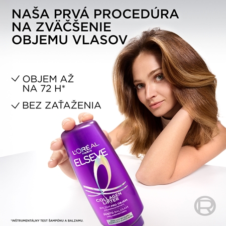 L’Oréal Paris Elseve Collagen Lifter kondicionér pre objem a pevnosť