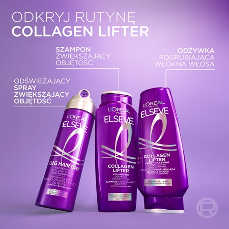 L’Oréal Paris Elseve Collagen Lifter odżywka wzmacniająca na objętość