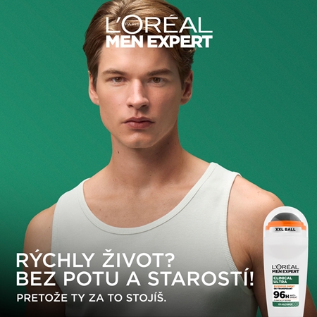 L’Oréal Paris Men Expert Clinical Ultra dezodorant roll-on
