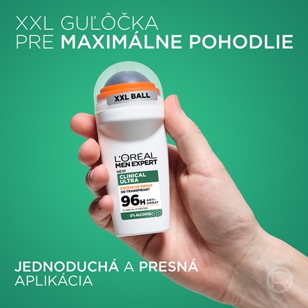 L’Oréal Paris Men Expert Clinical Ultra dezodorant roll-on