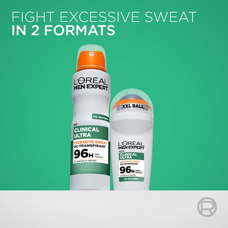 L’Oréal Paris Men Expert Clinical Ultra déodorant roll-on
