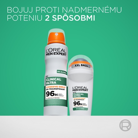 L’Oréal Paris Men Expert Clinical Ultra dezodorant roll-on