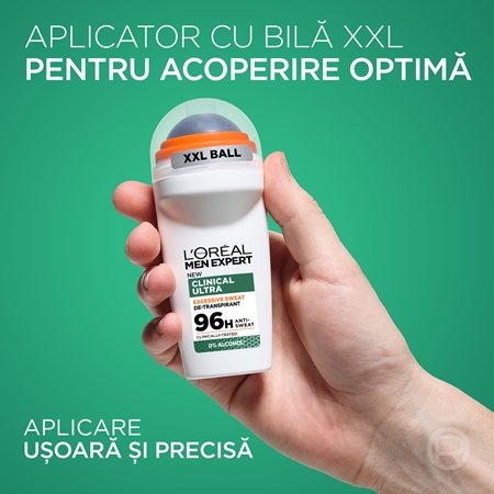 L’Oréal Paris Men Expert Clinical Ultra antiperspirant roll-on