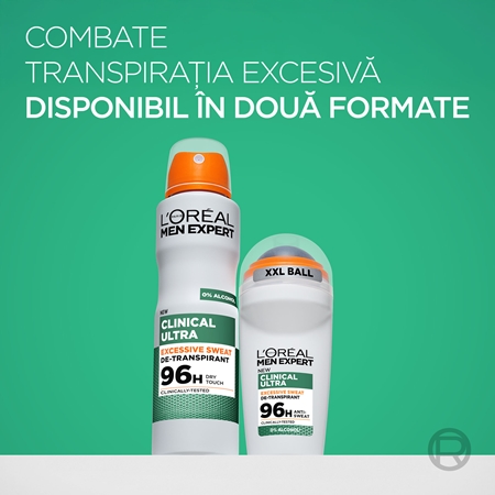 L’Oréal Paris Men Expert Clinical Ultra antiperspirant roll-on