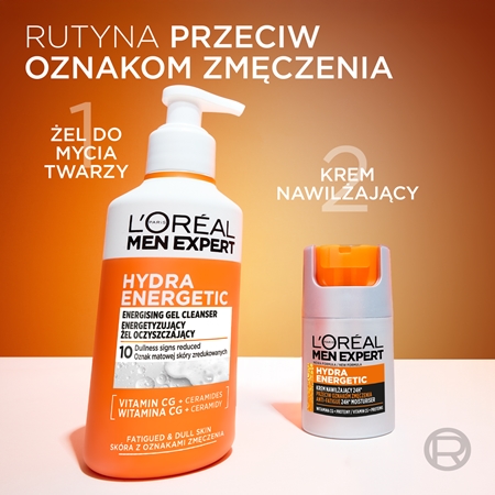 L’Oréal Paris Men Expert Hydra Energetic żel odświeżająco-oczyszczający dla mężczyzn