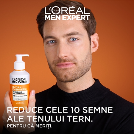 L’Oréal Paris Men Expert Hydra Energetic gel fresh de curatare pentru barbati