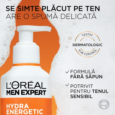 L’Oréal Paris Men Expert Hydra Energetic gel fresh de curatare pentru barbati