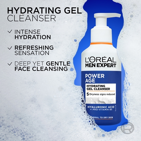 L’Oréal Paris Men Expert Power Age Moisturizing Cleansing Gel for men