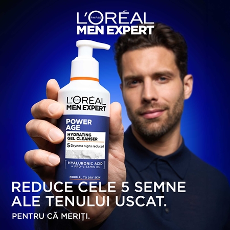 L’Oréal Paris Men Expert Power Age gel hidratant de curatare pentru barbati