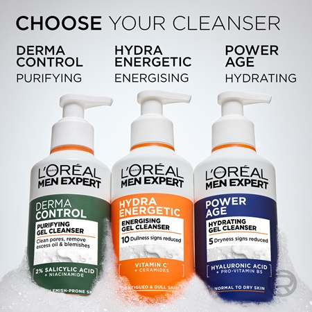 L’Oréal Paris Men Expert Power Age Moisturizing Cleansing Gel for men
