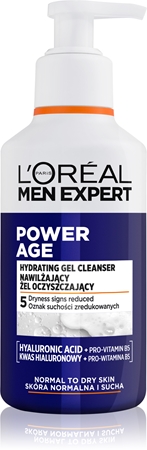 L’Oréal Paris Men Expert Power Age drėkinamasis valomasis gelis vyrams