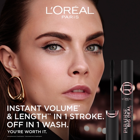 L’Oréal Paris Lash Paradise Big Deal Skropstu tuša apjomam un garumam