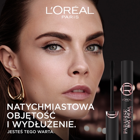 L’Oréal Paris Lash Paradise Big Deal pogrubiający i wydłużający tusz do rzęs