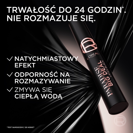 L’Oréal Paris Lash Paradise Big Deal pogrubiający i wydłużający tusz do rzęs