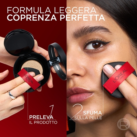 L’Oréal Paris Infaillible Cushion Foundation fondotinta compatto lunga tenuta