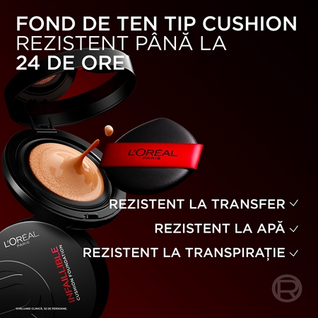 L’Oréal Paris Infaillible Cushion Foundation machiaj compact persistent