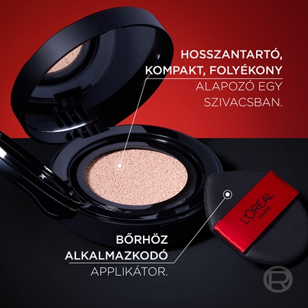 L’Oréal Paris Infaillible Cushion Foundation tartós kompakt alapozó