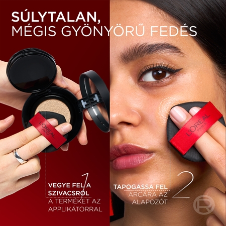 L’Oréal Paris Infaillible Cushion Foundation tartós kompakt alapozó