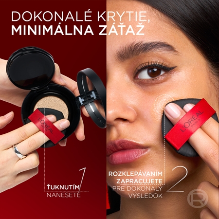 L’Oréal Paris Infaillible Cushion Foundation dlhotrvajúci kompaktný make-up