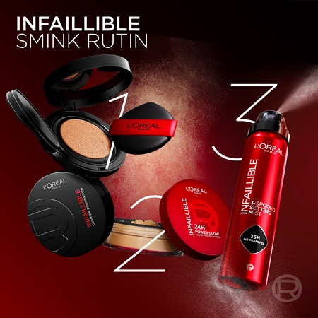 L’Oréal Paris Infaillible Cushion Foundation tartós kompakt alapozó