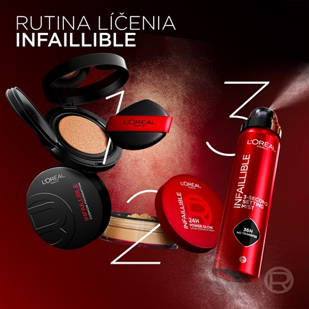 L’Oréal Paris Infaillible Cushion Foundation dlhotrvajúci kompaktný make-up