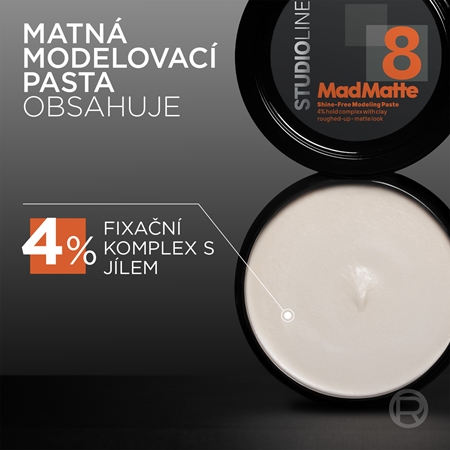 L’Oréal Paris Studio Line Mad Matte matující pasta na vlasy