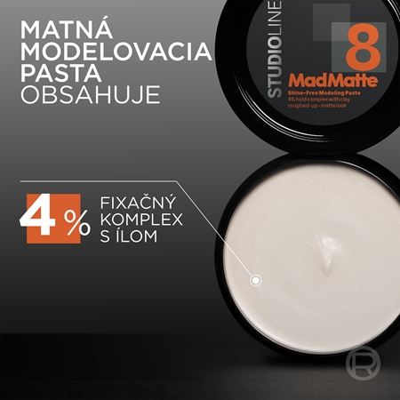 L’Oréal Paris Studio Line Mad Matte zmatňujúca pasta na vlasy