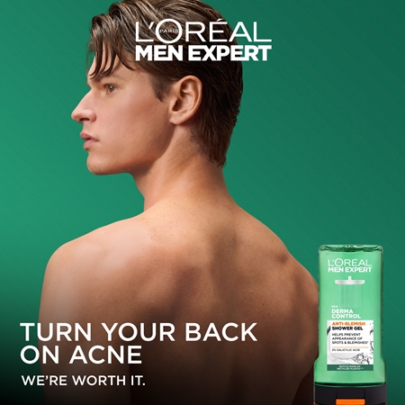 L’Oréal Paris Men Expert Derma Control Shower Gel for sensitive and problematic skin