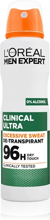 L’Oréal Paris Men Expert Clinical Ultra Antiperspirant Spray for men