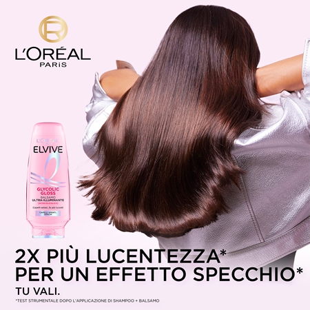 L’Oréal Paris Glycolic Gloss balsamo illuminante per capelli brillanti e morbidi