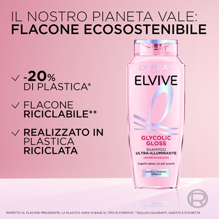 L’Oréal Paris Glycolic Gloss shampoo illuminante