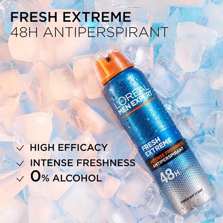 L’Oréal Paris Men Expert Fresh Extreme antiperspirant with 48-hour effect