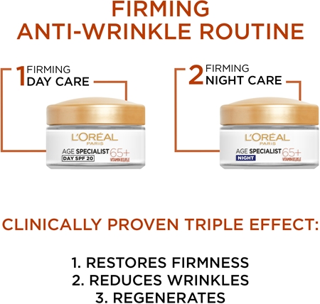 L’Oréal Paris Age Specialist 65+ ensemble anti-rides