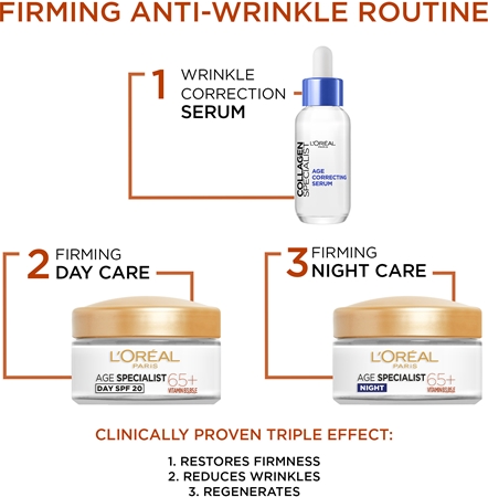 L’Oréal Paris Age Specialist 65+ ensemble anti-rides