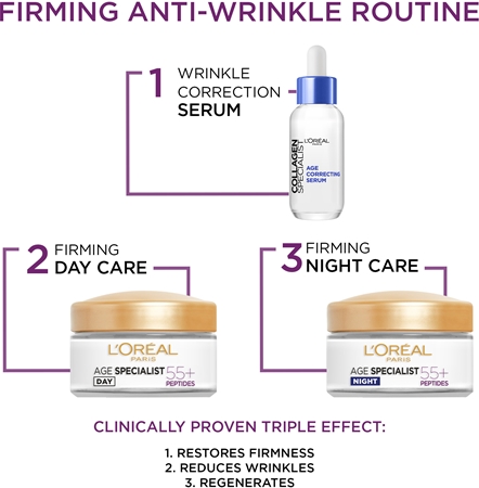 L’Oréal Paris Age Specialist 55+ kit per la cura del viso per pelli mature