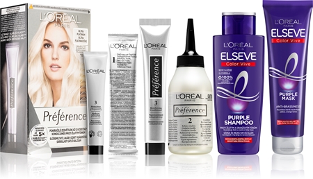 L’Oréal Paris Elseve Color-Vive Purple Presentförpackning (för blont hår)