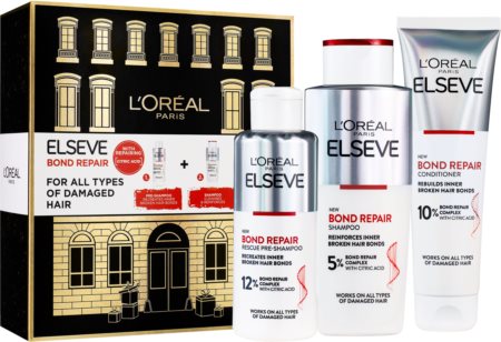 L’Oréal Paris Elseve Bond Repair darilni set (za poškodovane lase)