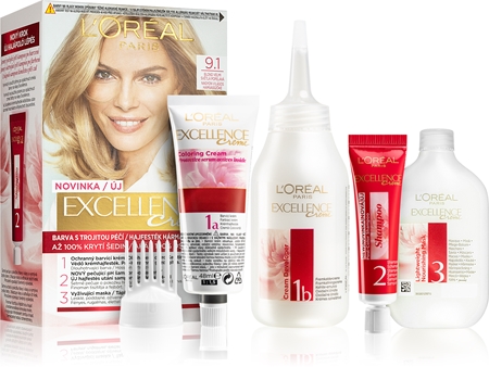 L’Oréal Paris Eccellenza Crema tinta per capelli confezione conveniente colore 9.1