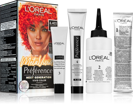 L’Oréal Paris Préférence Meta Vivids poolpüsivärv (semi-permanent) varjund 6.403 Meta Coral