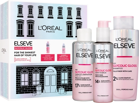 L’Oréal Paris Elseve Glycolic Gloss Geschenkset für das Haar